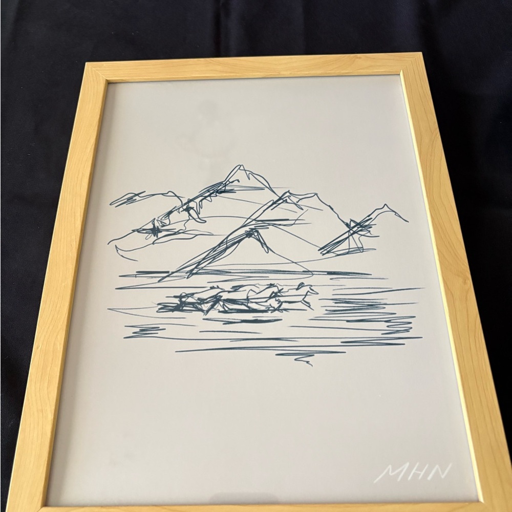 Stylish Wooden Framed Artwork